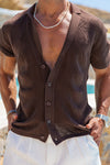 MAVERICK KNIT TOP - CHOCOLATE