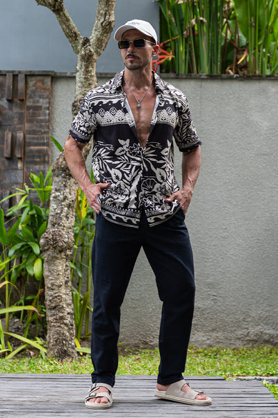 NIKOLAI SHIRT - MILOSA BLACK