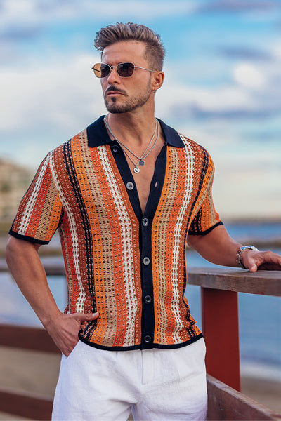 TIMMY SHIRT - ORANGE MULTI