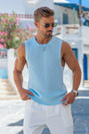 REECE TANK - SKY BLUE