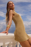 ARIYA MINI DRESS - GOLD