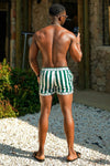 SARDINIA SHORT - GREEN STRIPE