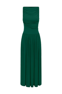 NALLA MAXI DRESS - EMERALD