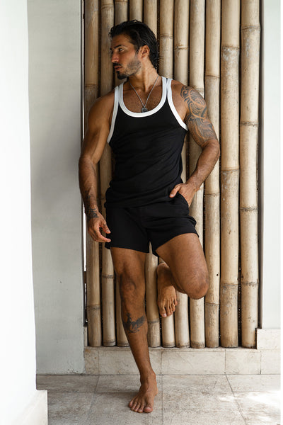 ZORO SINGLET - BLACK/WHITE