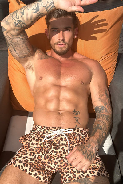 AMALFI SHORT - LEOPARD