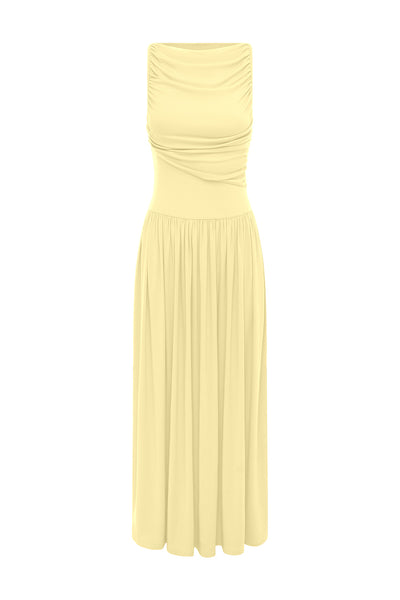 NALLA MAXI DRESS - LEMON