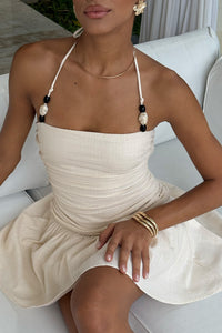 MARIANNA MINI DRESS - CREAM