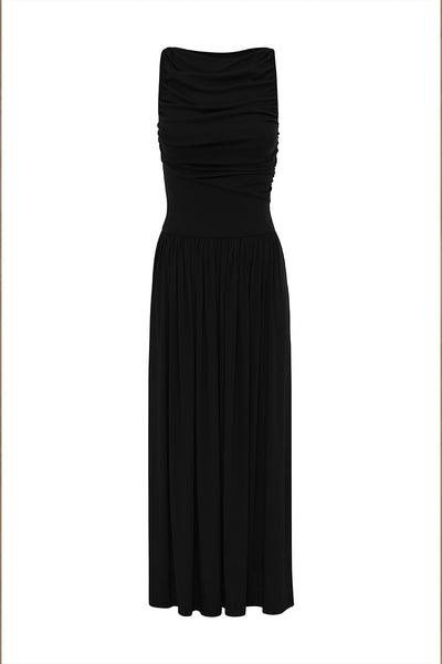 NALLA MAXI DRESS - BLACK