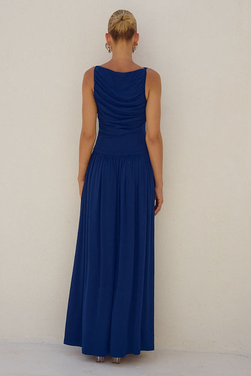 NALLA MAXI DRESS - ROYAL