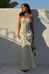 RAVELLO MAXI DRESS - CREAM