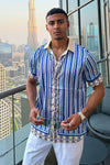 MARIUS SHIRT - WHITE/BLUE