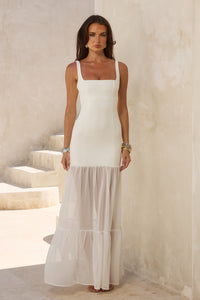 TAHLIA MAXI DRESS - WHITE