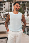 REECE TANK - SKY BLUE