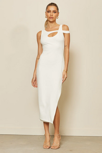 Lyla Midi Dress - White