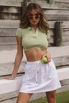 Adella Knit Top - Pistachio