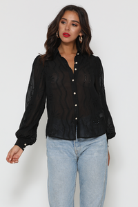 Elise Blouse - Black