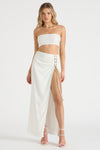 THE SEQUIN BANDEAU - WHITE