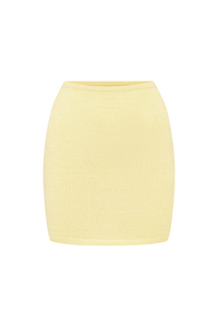 NORMANI LOW RISE SKIRT - BUTTER