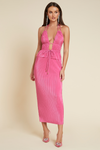 DIVINITY MIDI DRESS - ORCHID