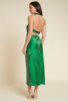 AIDA SLIP DRESS - EMERALD