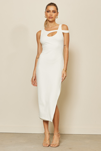 Lyla Midi Dress - White