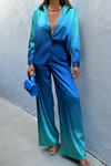 MARGAUX PANT - BLUE/GREEN