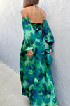 Karma Maxi Dress - Green Floral