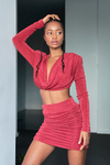 Phoenix Mini Skirt - Cinnamon