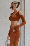 Moss Midi Skirt - Copper
