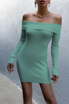 Paloma Knit Dress - Moss