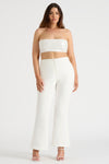 THE SEQUIN BANDEAU - WHITE