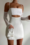 LUELLA MINI DRESS - WHITE
