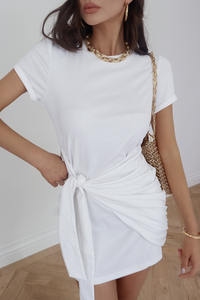 Winnie Shirt Dress - White